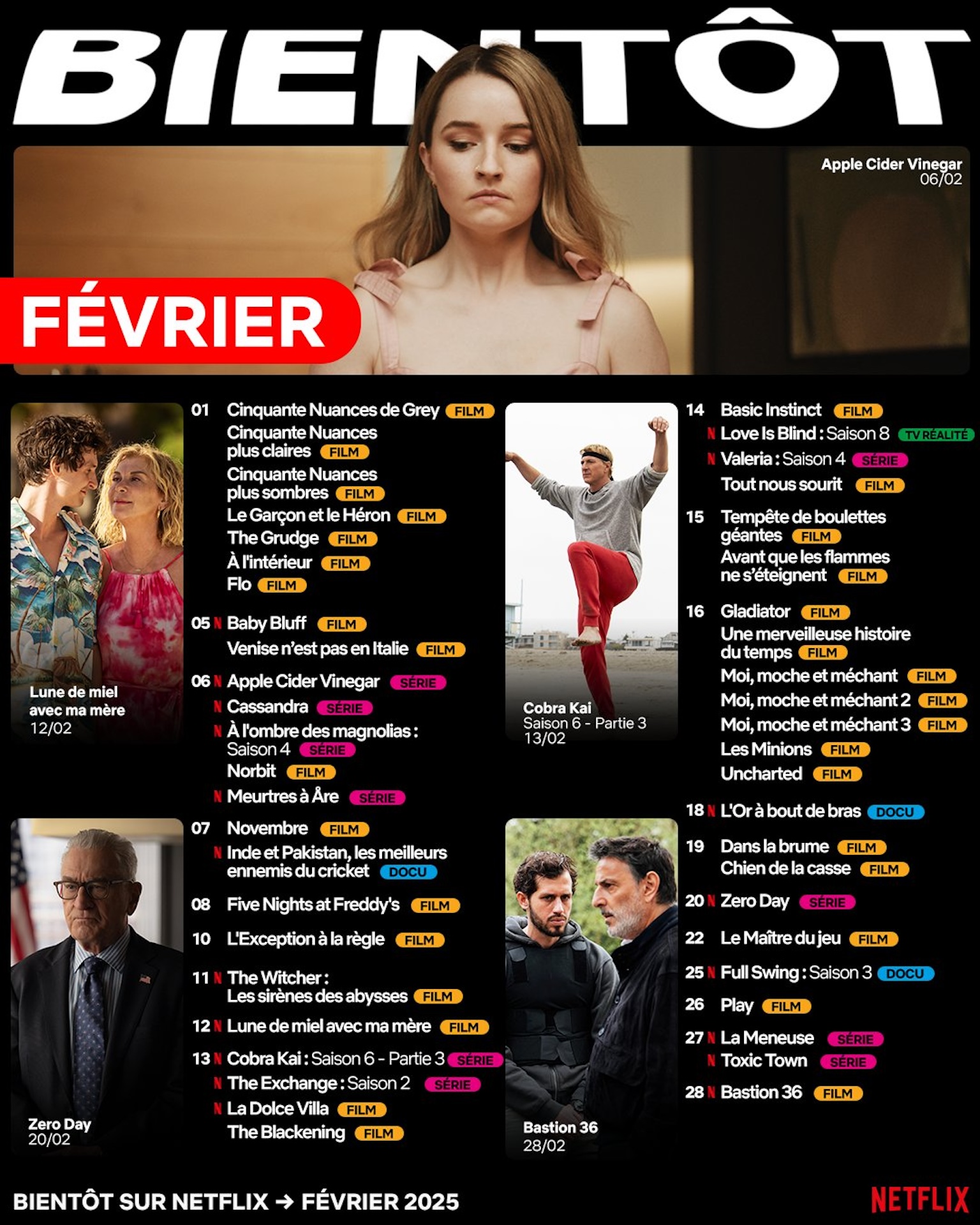 découvrez toutes les nouveautés cinéma et séries : sorties récentes, actualités, bandes-annonces, critiques et recommandations pour ne rien manquer de l’actualité du grand et du petit écran.